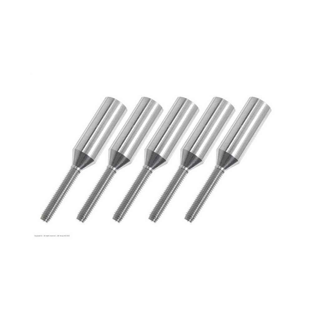 Revtec - Threaded Coupler - M3 - Outer - Carbon Tube Dia. 6mm - 5 pcs GF-2103-011 Revtec - Threaded Coupler - M3 - Outer - Carbon Tube Dia. 6mm - 5 pcs GF-2103-011