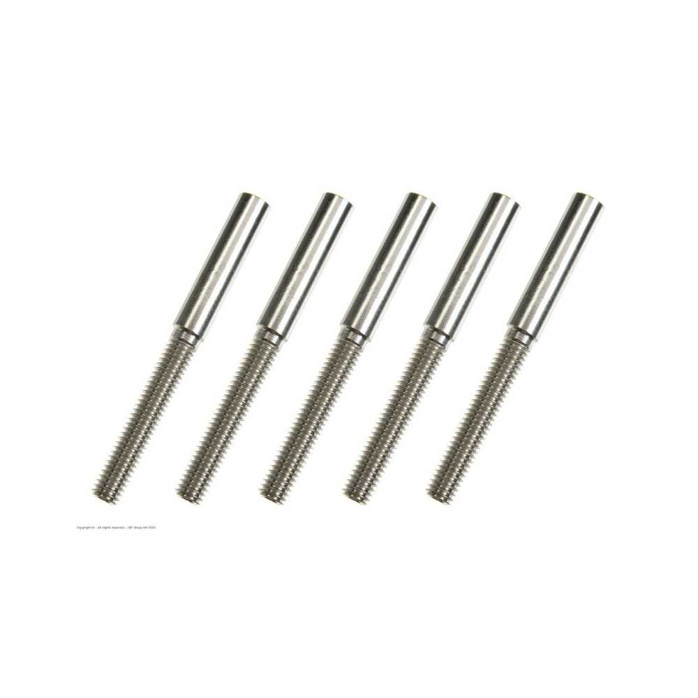 Revtec - Threaded Coupler - M3 - Outer - Wire Dia. 2.8mm - 5 pcs GF-2102-006 Revtec - Threaded Coupler - M3 - Outer - Wire Dia. 2.8mm - 5 pcs GF-2102-006