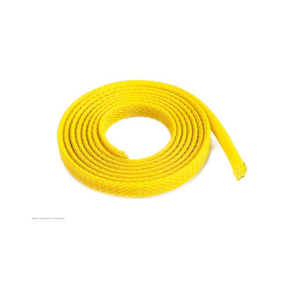Revtec - Wire Protection Sleeve - Braided - 6mm - Yellow - 1m GF-1476-013
