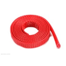 Revtec - Wire Protection Sleeve - Braided - 8mm - Red - 1m GF-1476-022