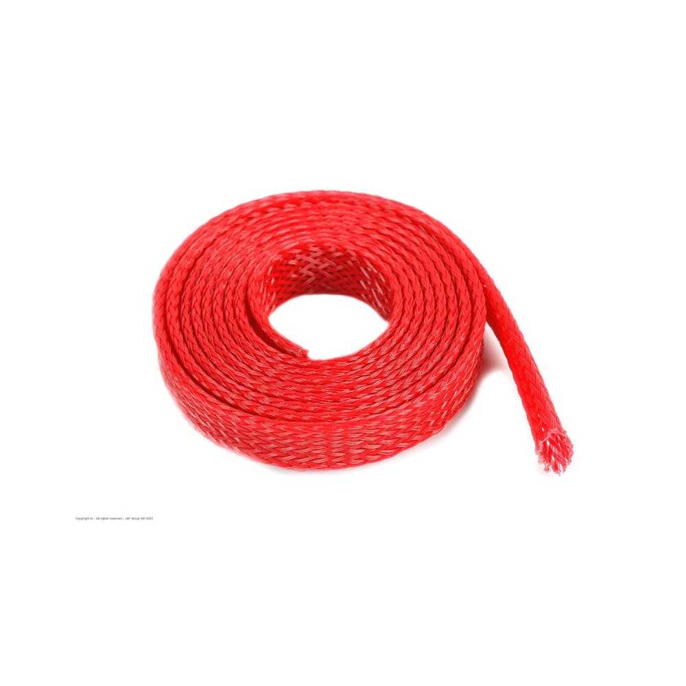 Revtec - Wire Protection Sleeve - Braided - 8mm - Red - 1m GF-1476-022