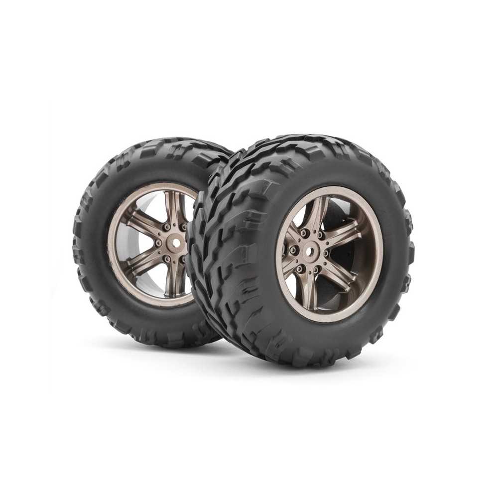 BLACKZON Assembled Wheel/Tire Dark Grey 540077 BLACKZON Assembled Wheel/Tire Dark Grey 540077
