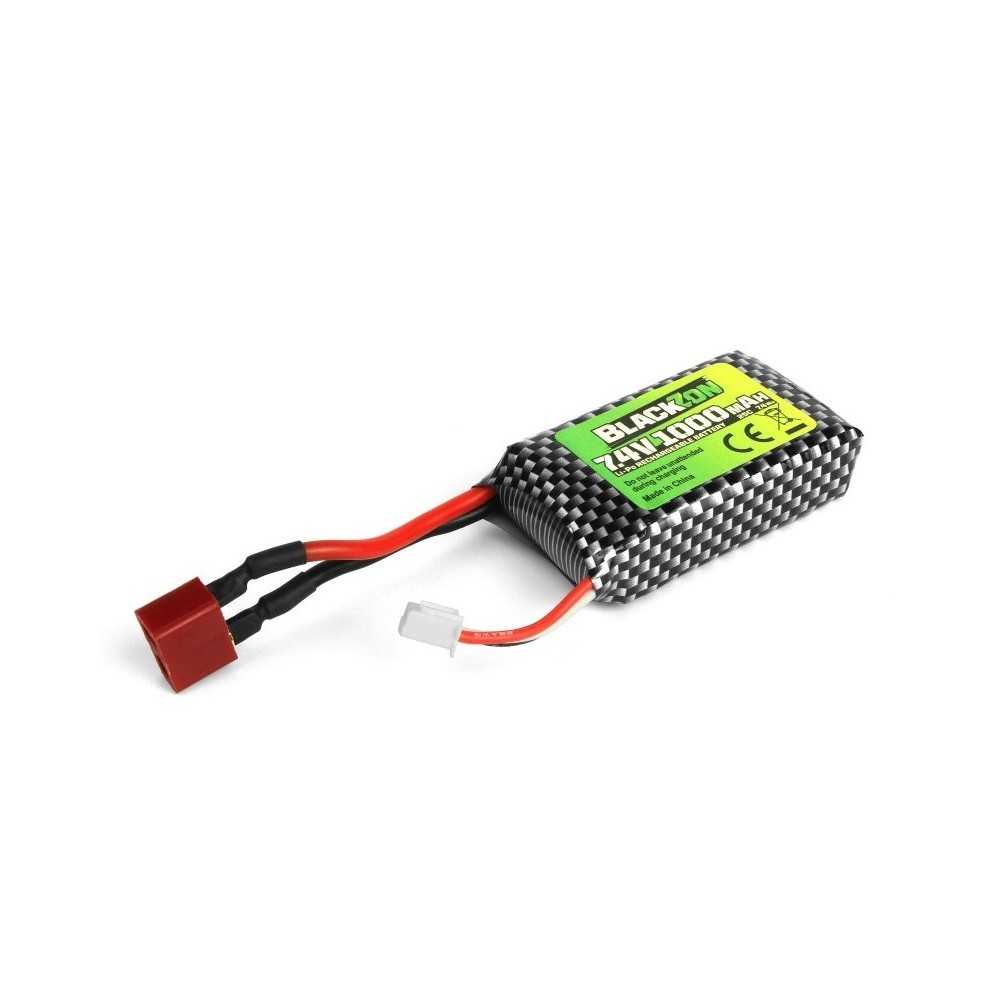 BLACKZON Battery Pack LiPo 7.4V, 1000mAh, w/T-Plug 540223 BLACKZON Battery Pack LiPo 7.4V, 1000mAh, w/T-Plug 540223