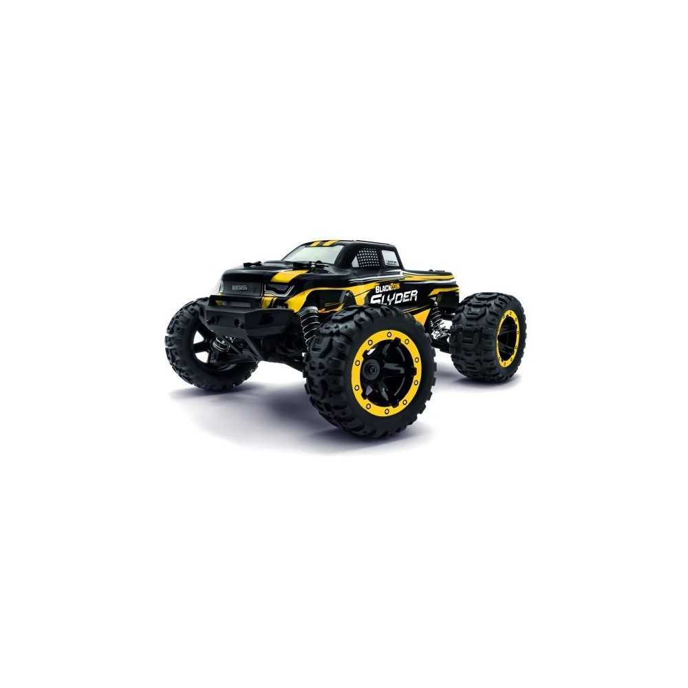 Blackzon Slyder MT 1/16 4WD Monster Truck Eléctrico RTR Amarillo 540116