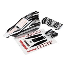 Carrocería Traxxas Bandit ProGraphix sin pintar con gráficos preimpresos TRX2420