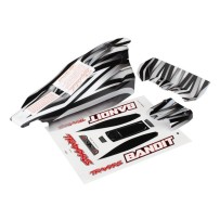 Carrocería Traxxas Bandit ProGraphix sin pintar con gráficos preimpresos – TRX2420