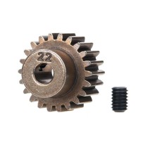 Piñón de 22 dientes paso 48 con tornillo prisionero Traxxas TRX2422
