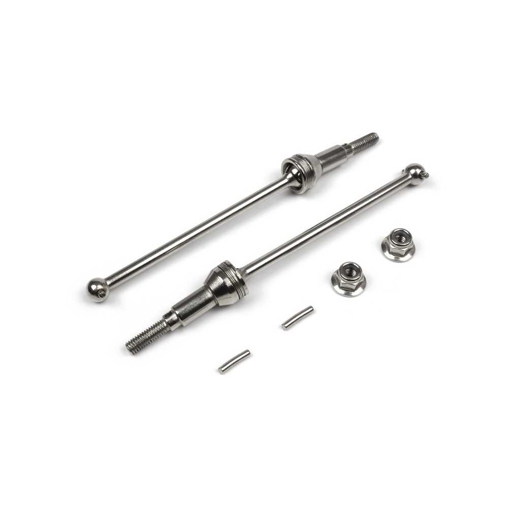BLACKZON Front Universal Drive Shafts Steel/2pcs 540239