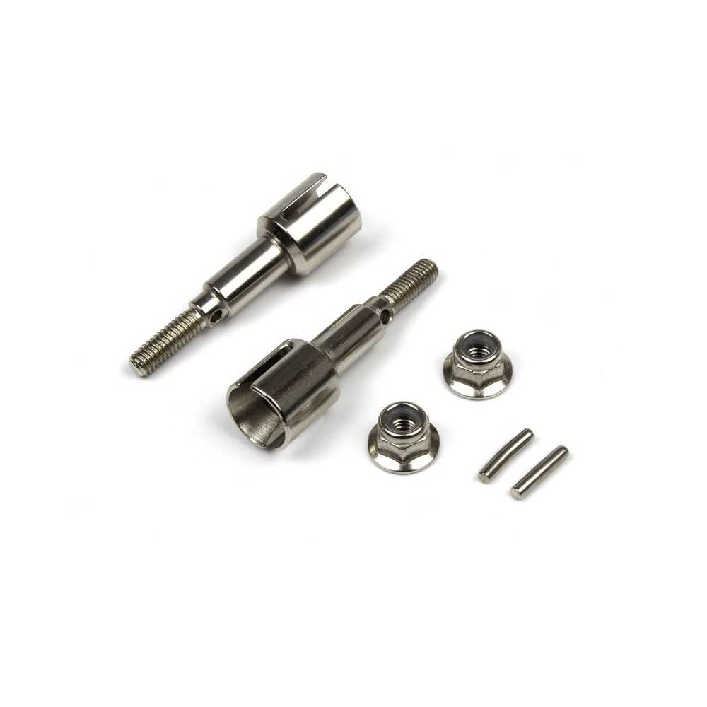 BLACKZON Rear Wheel Axles Steel/2pcs 540241 BLACKZON Rear Wheel Axles Steel/2pcs 540241
