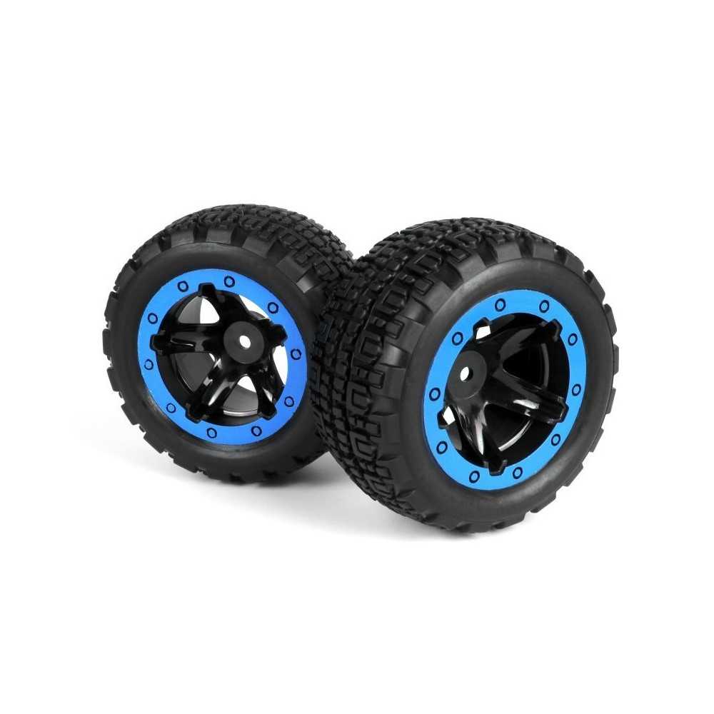 BLACKZON Slyder ST Wheels/Tires Assembled (Black/Blue) 540109 BLACKZON Slyder ST Wheels/Tires Assembled (Black/Blue) 540109