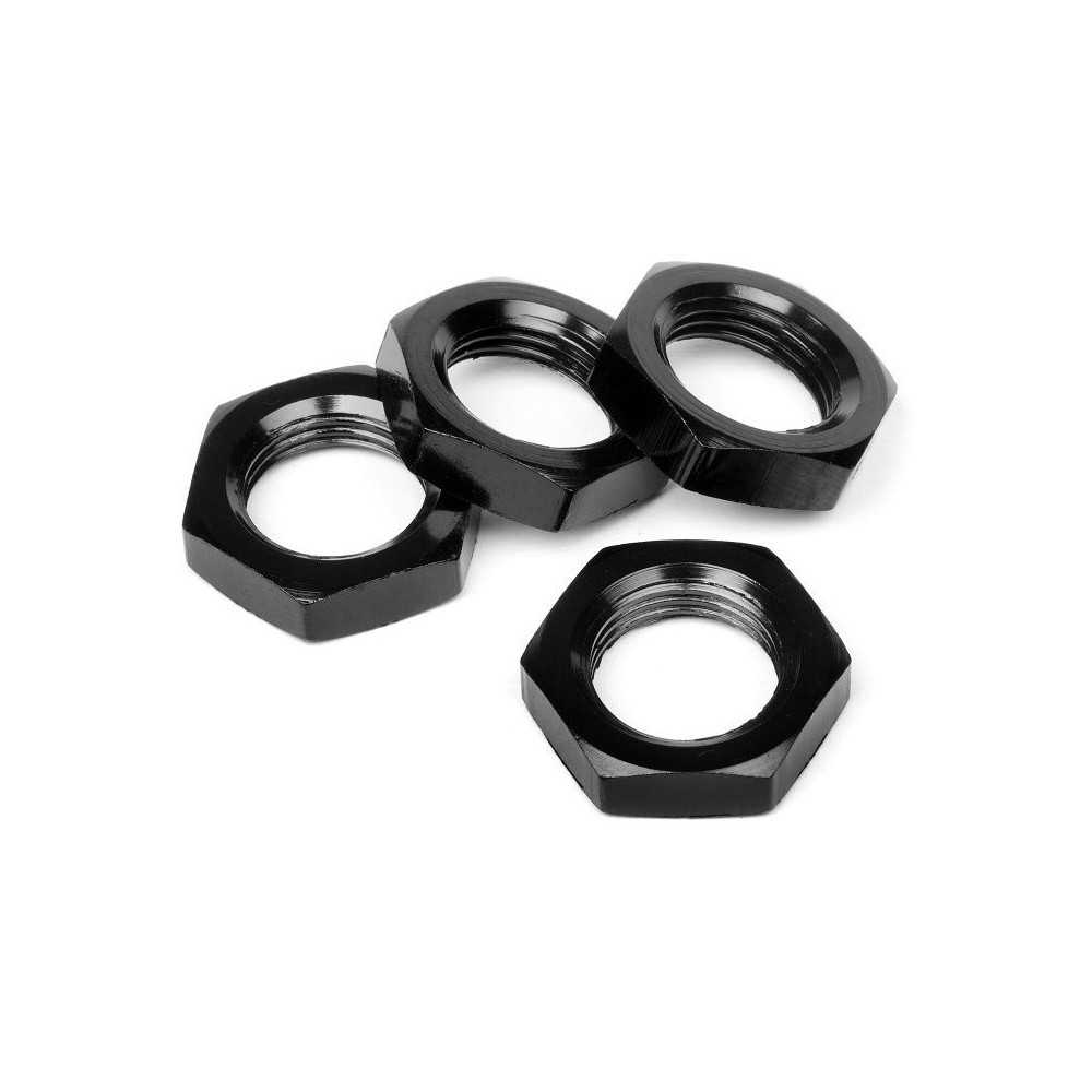 Hot Bodies 17mm Wheel Nut (Black/4pcs) 67492