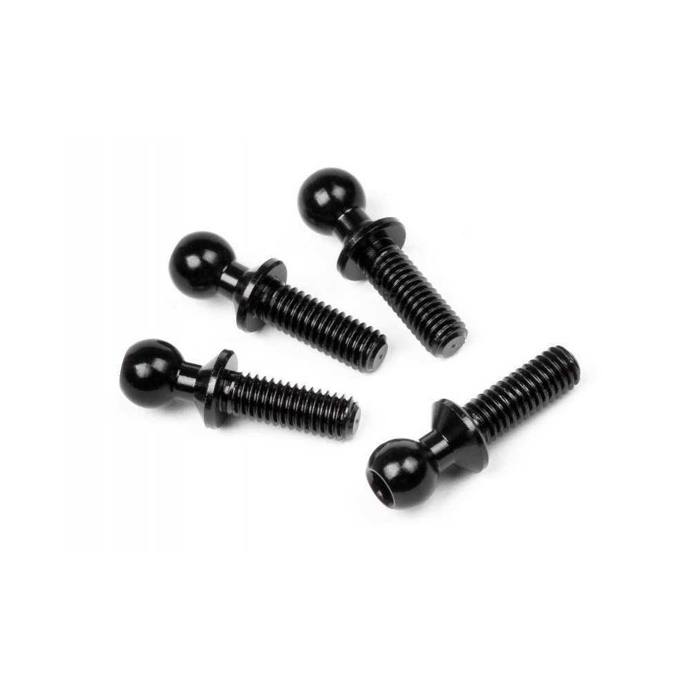 Hot Bodies Aluminum Ball Stud 4.3x13mm (2mm Socket) 67736 Hot Bodies Aluminum Ball Stud 4.3x13mm (2mm Socket) 67736