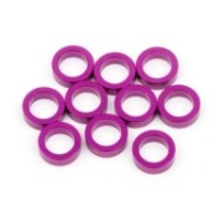 Hot Bodies ALUMINUM WASHER 4X6X2.0mm (PURPLE/10PCS) 68795