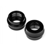 Hot Bodies Big Bore Shock Bottom Cap ?Black/2pcs? 67529
