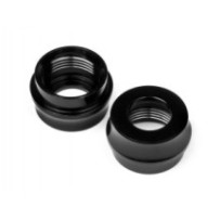 Hot Bodies Big Bore Shock Bottom Cap ?Black/2pcs? 67529