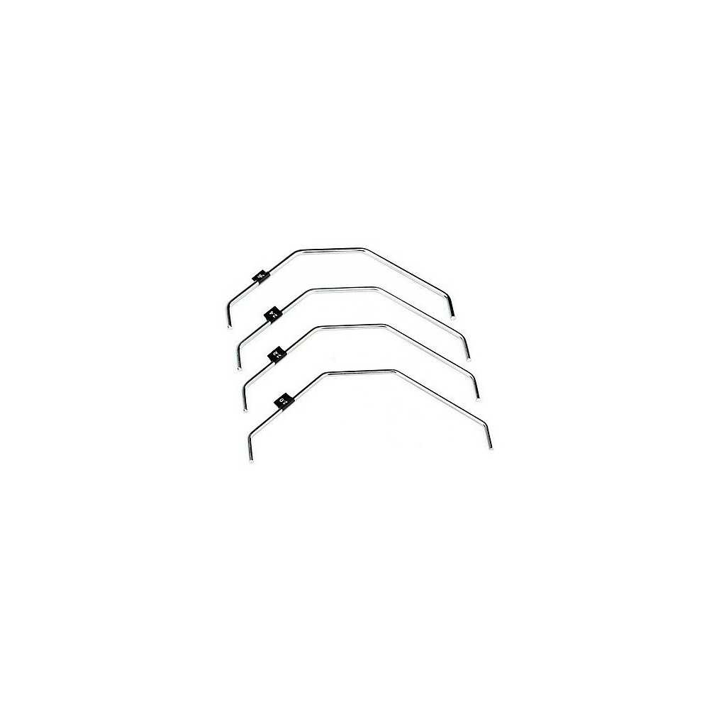 Hot Bodies FRONT SWAY BAR SET V2 (2.0, 2.2, 2.4, 2.6mm) HPI-114746