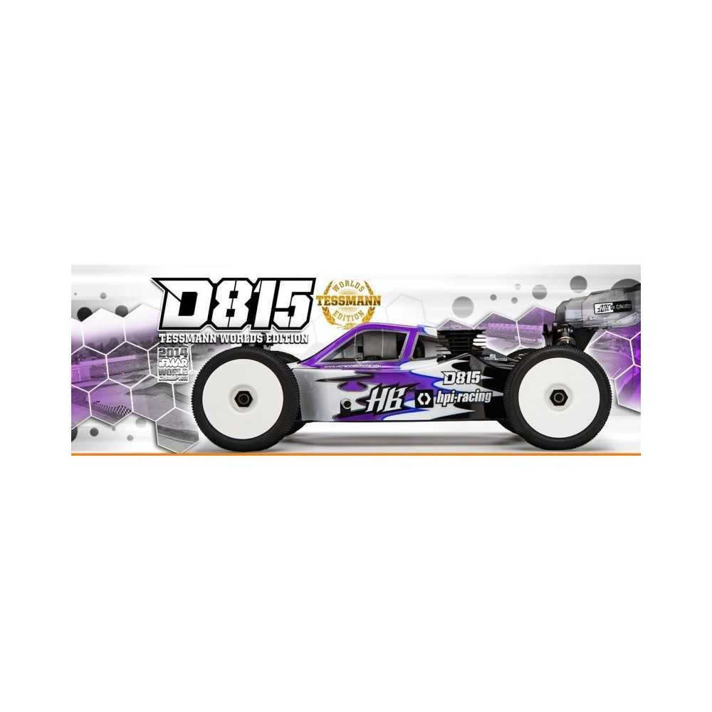 Hot Bodies HB D815 Tessmann Worlds Edition 1/8 Kit HPI-114615 Hot Bodies HB D815 Tessmann Worlds Edition 1/8 Kit HPI-114615