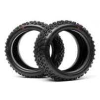Hot Bodies HB PROTO TIRE (Red/ 1/8 Buggy) 67744