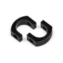 Hot Bodies POM CUP JOINT ADAPTER (2mmHOLE/BLACK/2pcs) 68822