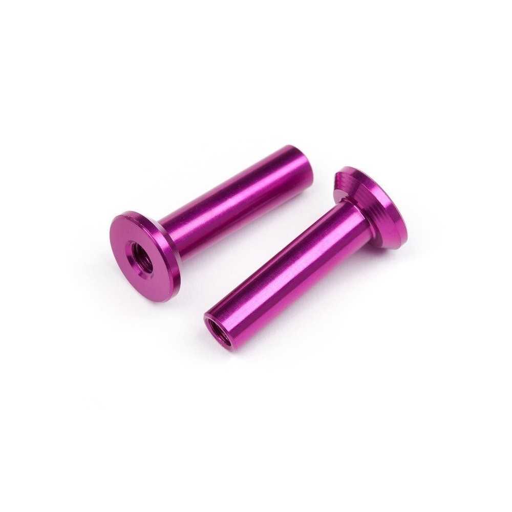 Hot Bodies STEERING ARM POST (PURPLE/2pcs) 68839