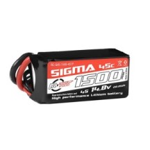RC Plus - Li-Po Batterypack - Sigma 45C - 1500 mAh - 4S1P - 14.8V - XT-60 RC-G45-1500-4S1P