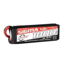 RC Plus - Li-Po Batterypack - Sigma 45C - 1800 mAh - 3S1P - 11.1V - XT-60 RC-G45-1800-3S1P