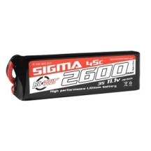 RC Plus - Li-Po Batterypack - Sigma 45C - 2600 mAh - 3S1P - 11.1V - XT-60 RC-G45-2600-3S1P