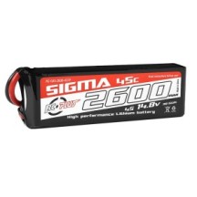 RC Plus - Li-Po Batterypack - Sigma 45C - 2600 mAh - 4S1P - 14.8V - XT-60 RC-G45-2600-4S1P