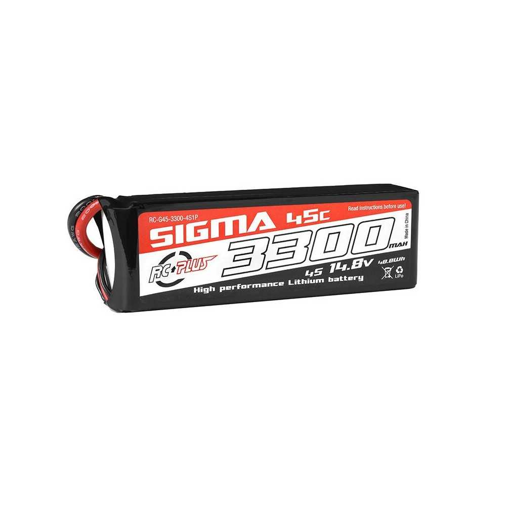 RC Plus - Li-Po Batterypack - Sigma 45C - 3300 mAh - 4S1P - 14.8V - XT-60 RC-G45-3300-4S1P RC Plus - Li-Po Batterypack - Sigma 45C - 3300 mAh - 4S1P - 14.8V - XT-60 RC-G45-3300-4S1P