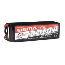 RC Plus - Li-Po Batterypack - Sigma 45C - 3300 mAh - 6S1P - 22.2V - XT-60 RC-G45-3300-6S1P