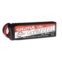 RC Plus - Li-Po Batterypack - Sigma 45C - 4200 mAh - 3S1P - 11.1V - XT-60 RC-G45-4200-3S1P