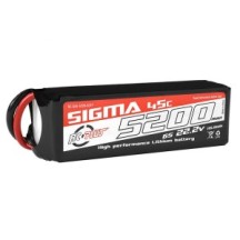 RC Plus - Li-Po Batterypack - Sigma 45C - 5200 mAh - 6S1P - 22.2V - XT-60 RC-G45-5200-6S1P