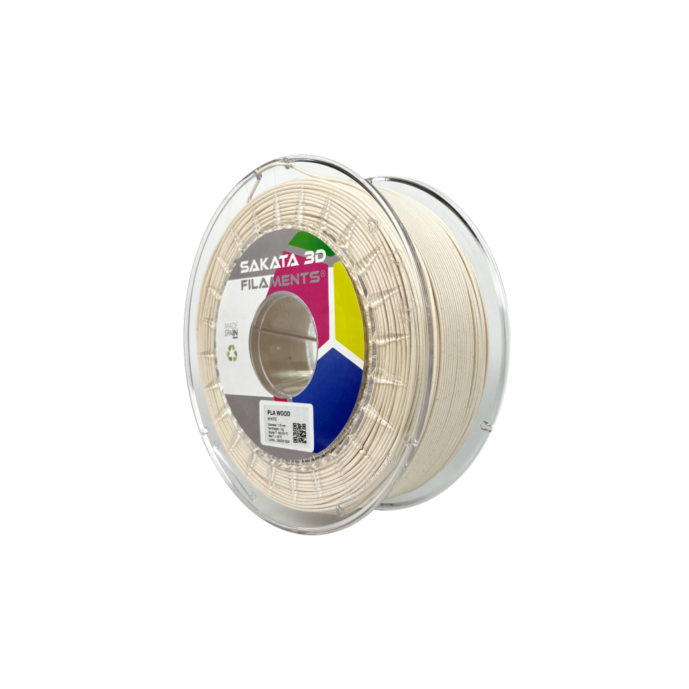 Filamento Sakata 3D WOOD - WHITE 1000g 6802011