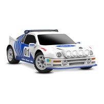 Coche RC Mini Rally VXL Ford RS200 blanco Traxxas TRX108046-1-WHT