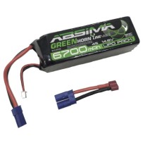 Bateria Lipo Absima Greenhorn Vol.2 LiPo 4S 14 8V-50C 6700 SC (EC5-T-Plug) 4140026