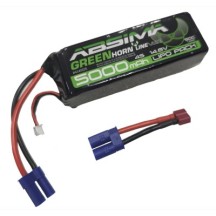 Bateria Lipo Absima Greenhorn Vol.2 LiPo 4S 14 8V-50C 5000 SC (EC5-T-Plug) 4140025