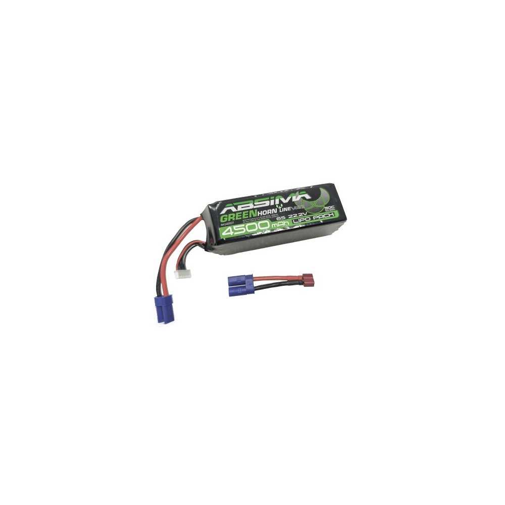 Bateria Lipo Absima Greenhorn Vol.2 LiPo 6S 22 2V-50C 4500 SC (EC5-T-Plug) 4140027 Bateria Lipo Absima Greenhorn Vol.2 LiPo 6S 22 2V-50C 4500 SC (EC5-T-Plug) 4140027
