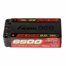 Bateria Lipo Gens Ace Redline 2.0 Shorty 2S HV 7.6V 140C 6500mah GEA65002S14S5