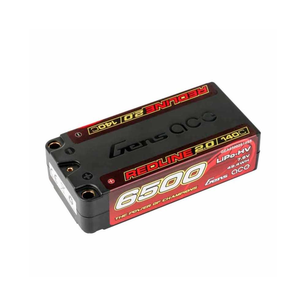 Bateria Lipo Gens Ace Redline 2.0 Shorty 2S HV 7.6V 140C 6500mah GEA65002S14S5 Bateria Lipo Gens Ace Redline 2.0 Shorty 2S HV 7.6V 140C 6500mah GEA65002S14S5