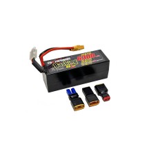 Bateria Lipo Pink Bashing LiPo 4S 14.8V-6300-50C 139x47x49mm 600g PP3-4S6300-M