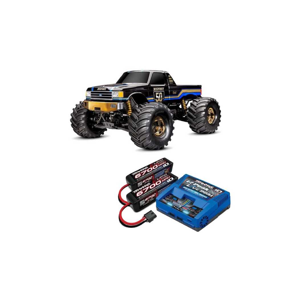 Pack Traxxas X-Monster BIGFOOT 50th Anniversary RTR TRX77136-4-50TH