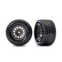 Ruedas Traseras Traxxas Mini XRT Gris con Neumáticos Gravix TRX10775-GRAY
