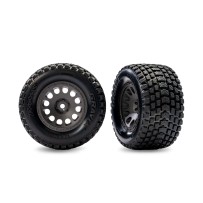 Ruedas Delanteras Traxxas Mini XRT Gris con Neumáticos Gravix TRX10772-GRAY