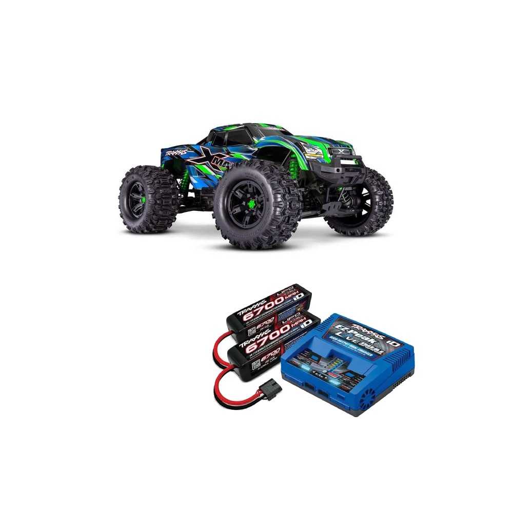 Pack Traxxas X-Maxx Belted 4WD Brushless RTR 8S Verde TRX77096-4GRN Pack Traxxas X-Maxx Belted 4WD Brushless RTR 8S Verde TRX77096-4GRN