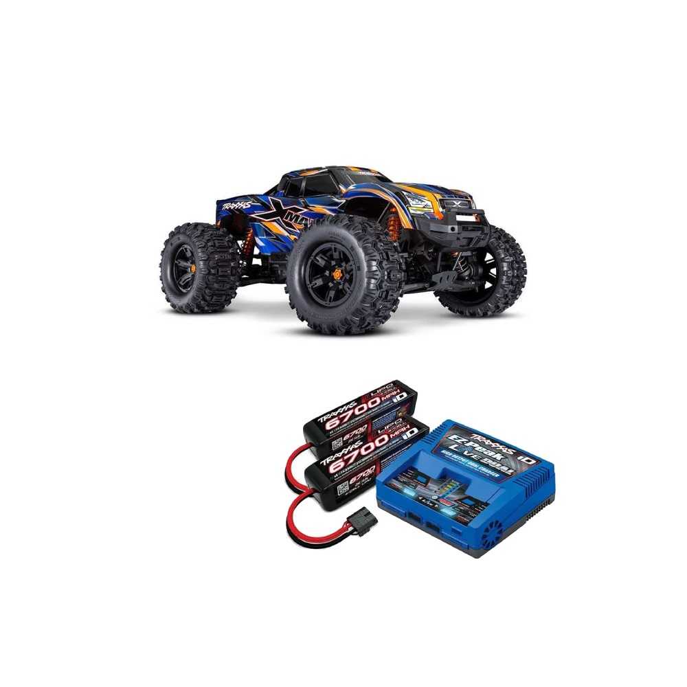 Pack Traxxas X-Maxx Belted 4WD Brushless RTR 8S Naranja TRX77096-4ORNG