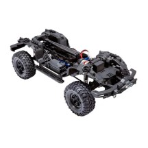 Coche RC Traxxas TRX-4 Ford Bronco 2021 1/10 4WD RTR con carrocería sin clips en color rojo TRX92076-4RED