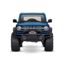 Coche RC Traxxas TRX-4 Ford Bronco 2021 1/10 4WD RTR con carrocería sin clips en color azul Velocity TRX92076-4-VBLU