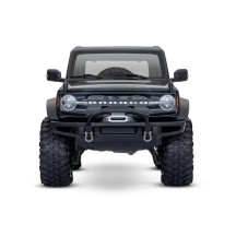 Coche RC Traxxas TRX-4 Ford Bronco 2021 1/10 4WD RTR con carrocería sin clips en color negro Shadow TRX92076-4-BLK