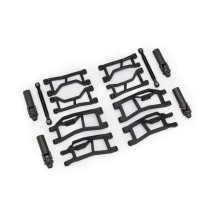 Kit de suspensión Traxxas Mini Maxx WideMaxx negro – Brazos, tirantes y palieres extendidos TRX10790-BLK