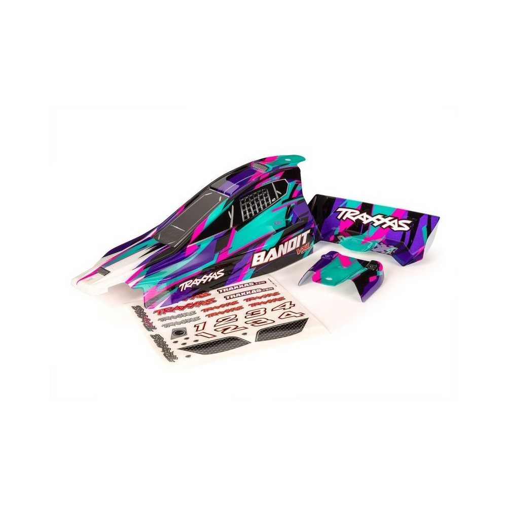 Traxxas Body bandit vxl purple (painted decals applied) TRX2436T